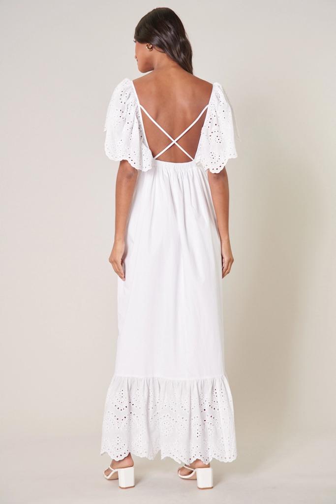 ELY WHITE MAXI DRESS