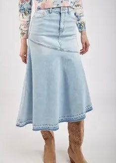 LEONE DENIM SKIRT