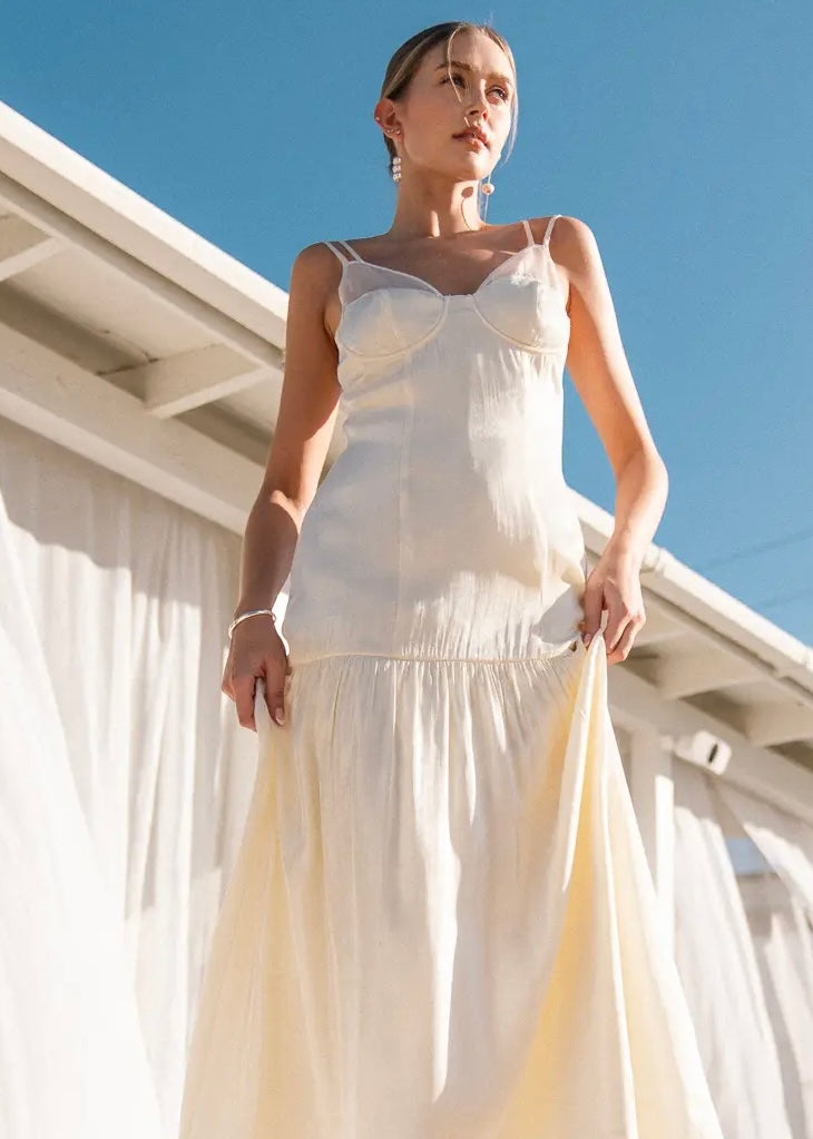 ISA VINTAGE MIDI DRESS