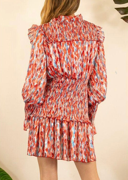 PIA MULTI COLOR MINI DRESS