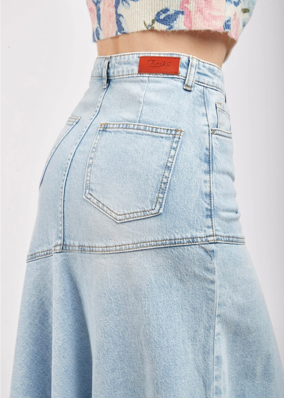LEONE DENIM SKIRT