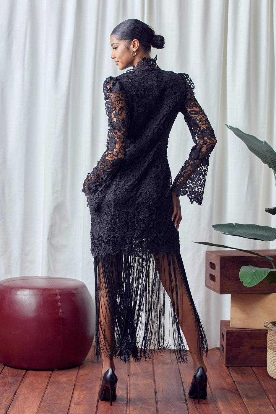 DIANA BLACK LACE DRESS