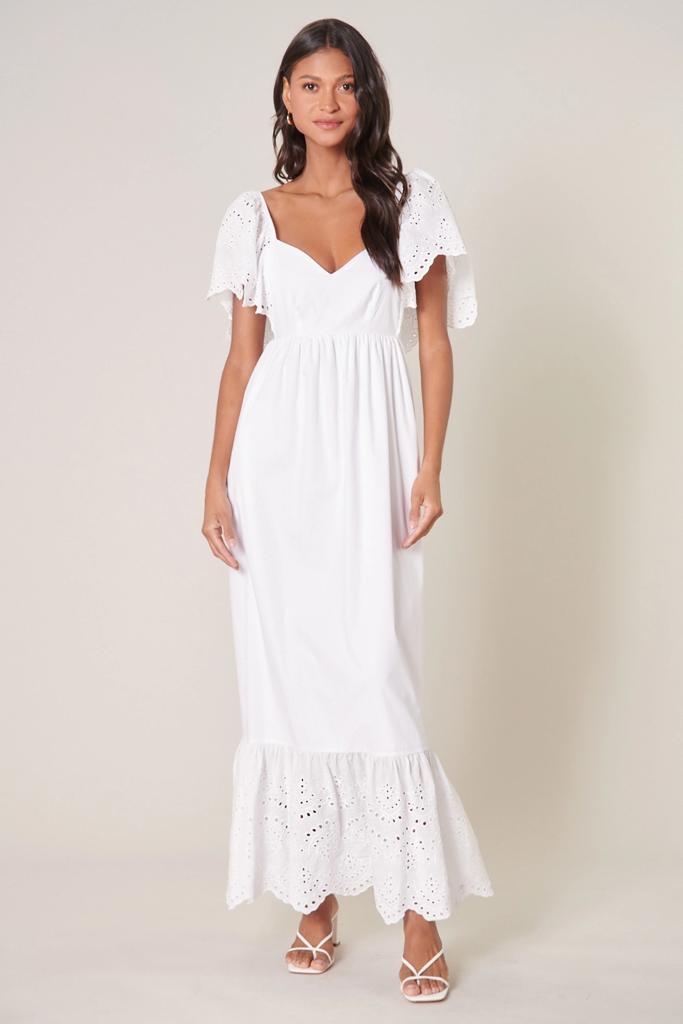 ELY WHITE MAXI DRESS