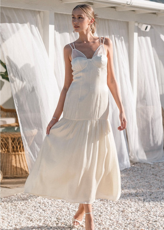 ISA VINTAGE MIDI DRESS