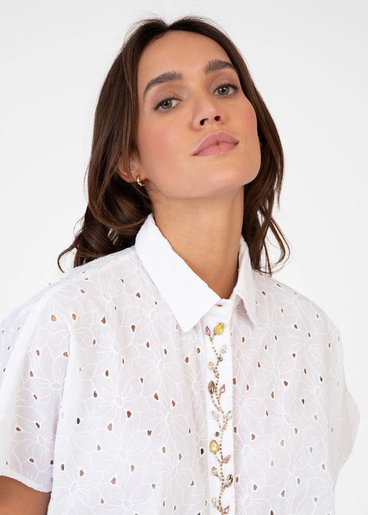 ANNE JEWELRY BLOUSE