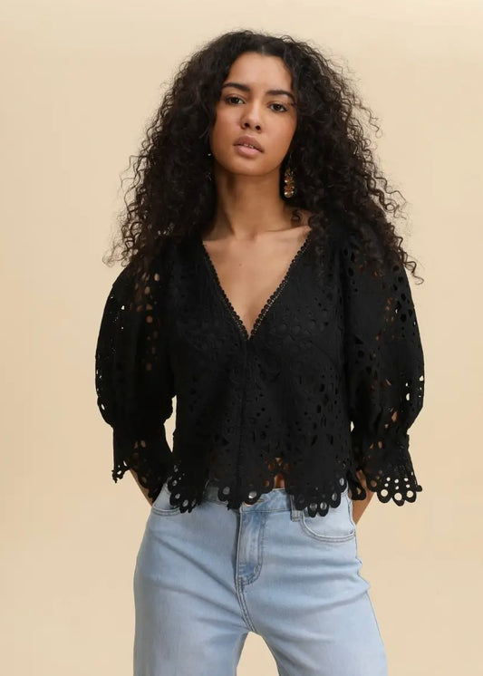 CAMILLE BLOUSE BLACK