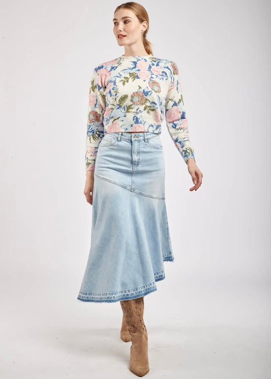 LEONE DENIM SKIRT