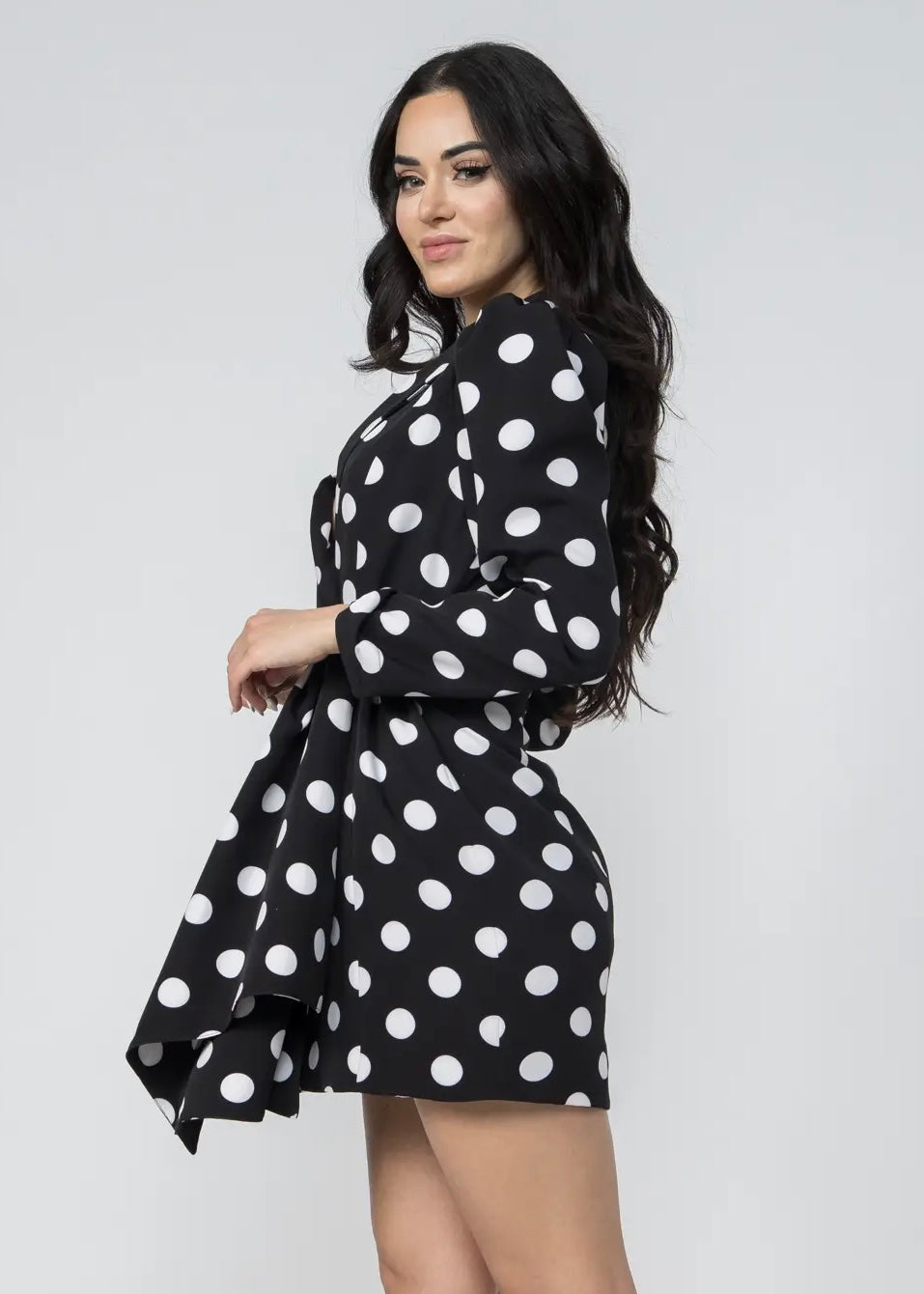 CARMEN BLAZER DRESS POLKA DOT