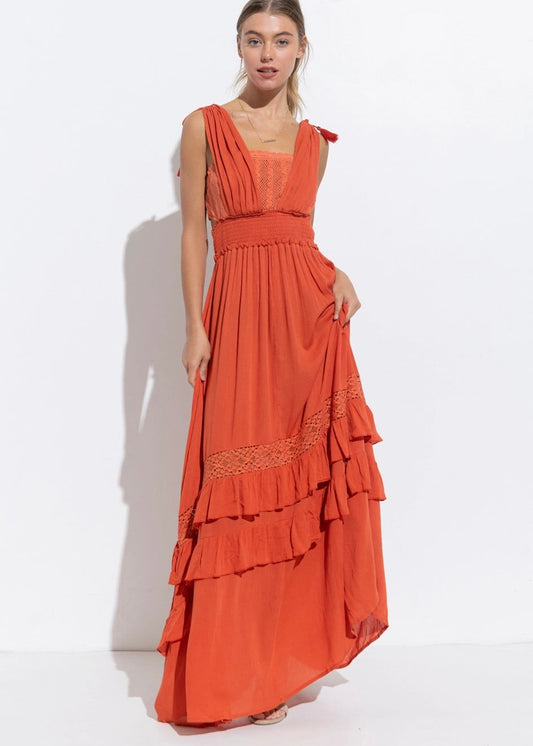 COPACABANA TERRACOTA DRESS