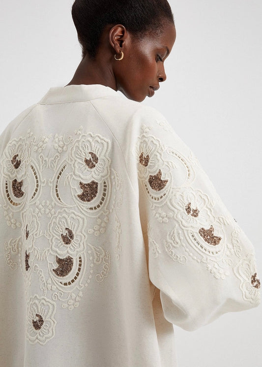 ZOE EMBROIDERED KIMONO